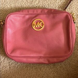 Pink and Gold Michael Kors Cross Body